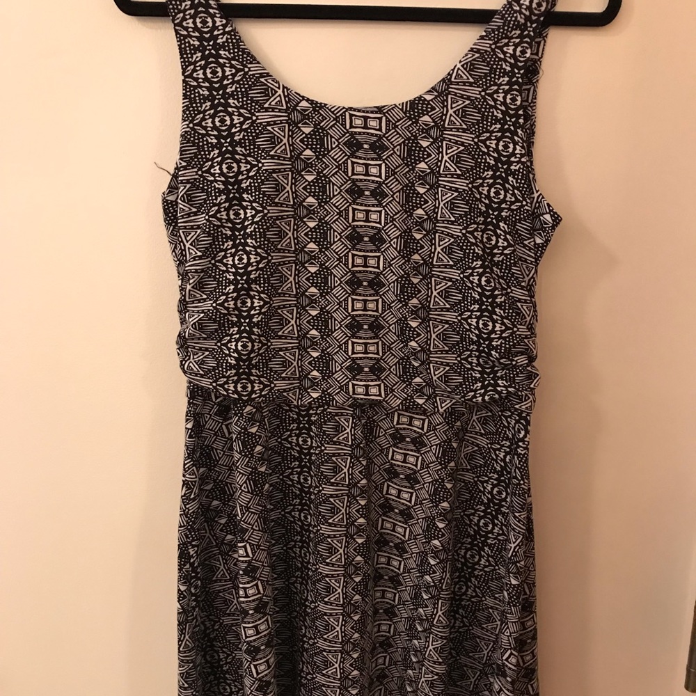 Black and white dress